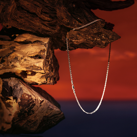 Mariner Sterling Silver Necklace Available in 18" & 20" made of Italian .925 Silver